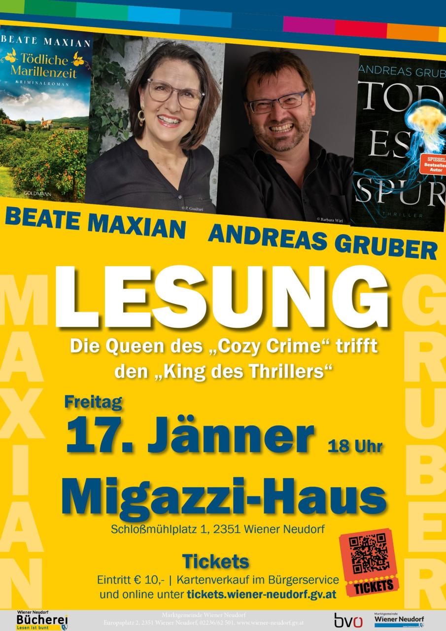 Lesung_Beate Maxian_Andreas Gruber