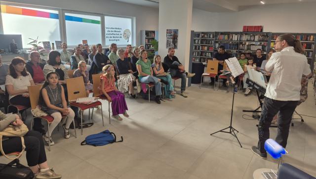 Querflötenkonzert und Lesung