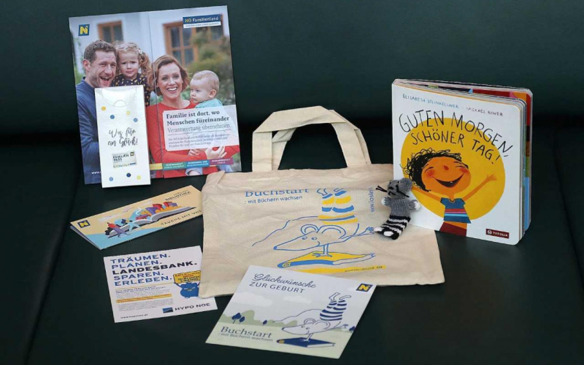 Buchstart-Tascheninhalt